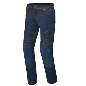 Pantalones vaqueros de moto de protección de secado rápido de Color personalizados para hombre, pantalones de montar ajustados, ropa deportiva de mezclilla transpirable para Carreras de Calle - Product Image 1
