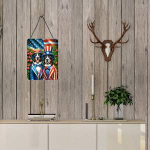 All American Greater for Swiss Mountain Dog Porte murale Imprimés multicolores 12x16 Panneau métallique en aluminium pour cuisine Salle de bain - Product Image 3