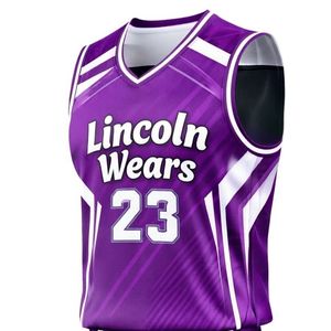 Último Diseño: Uniformes de Baloncesto sin Mangas para Equipos Profesionales - Absorben la Humedad - Product Image 2