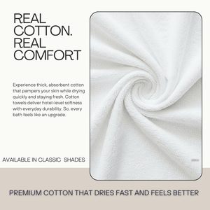 Serviettes de bain et de toilette en coton éponge turc 100 % pur blanc de luxe, haute qualité, pour hôtels et spas – Meilleures ventes - Product Image 2