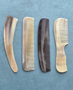 Natural Horn <b>Hair</b> <b>Comb</b> Random Color Massage Beard Multi Purpose <b>Combs</b> Different Size Factory Price for <b>Hair</b> - Product Image 1