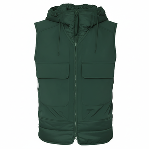 Veste matelassée pour homme, légère, imperméable, respirante, fermeture éclair, logo personnalisé, haute qualité, vente en gros OEM - Product Image 4