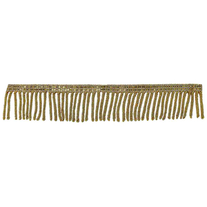 Bouillon de fil d'acier inoxydable français argenté, 300 brins, 5 cm de long, avec franges en polyester de 5 cm, pour la décoration de textiles de maison, vêtements, sacs et chaussures - Product Image 2
