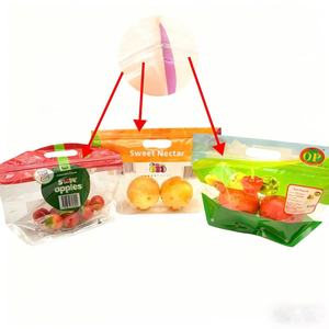 Sachets Doypack RDY anti-buée pour emballage de légumes, respirants, perforés, refermables avec fermeture éclair, pour fruits et légumes - Product Image 5