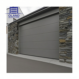 Portes <span class=keywords><strong>de</strong></span> <span class=keywords><strong>garage</strong></span> pliantes en acier modernes Cosyhouse, isolation thermique, fonctionnement électrique ou manuel, protection des doigts, solution complète - Product Image 3