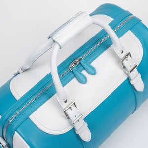 Sac de voyage en cuir avec bandoulière amovible, sacs de week-end en cuir véritable personnalisés, sacs de sport en cuir - Product Image 4