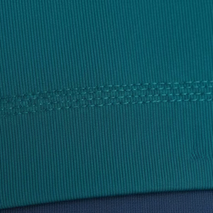 Top Deportivo Corto de Cuello Alto para Mujer, Color Verde Azulado, para Yoga, Fitness, Ropa Deportiva, Sin Costuras, con Soporte - Product Image 4