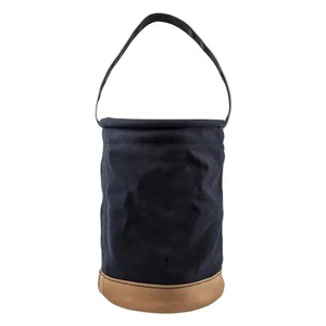 Canvas Cylindrical Heavy Duty Waterproof Power Tool Bag Hard Bottom Toilet Bucket Electrician High-Altitude Worker Hanging Bag - Product Image 6