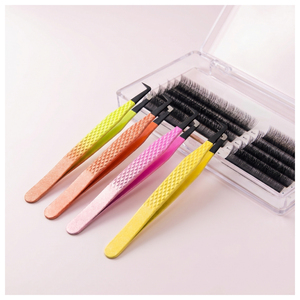 Pince à cils à pointe en fibre pour extensions de cils volume, pince à cils volume russe, outils de précision à pointe affûtée pour cils - Product Image 4