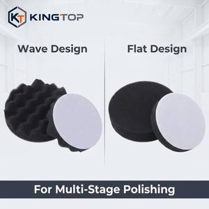 8 inch Microfiber Sponge Polishing Pad for Car Bodies, Round Buffing Pad for Polisher, Auto Detailing Car Care Cleaning Pad OEM - Product Image 2