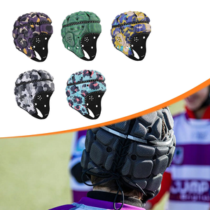 Kids Rugby Helmet Breathable Soft Padding Headgear with Reflective Strips for Soccer Baseball Outdoor Sports Safety - Product Image 5