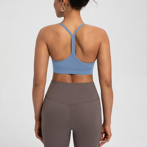 Conjunto Deportivo Mayorista: Top de Yoga, Ropa Deportiva, Conjuntos de Gimnasio y Fitness, Camisetas de Running, Leggings con Efecto Scrunch Butt y Pantalones de Pierna Ancha - Product Image 4