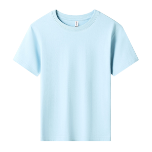 Camiseta Infantil Personalizada 100% Algodón Cuello Redondo Manga Corta Niños Niñas Camiseta Básica Informal Ropa de Verano para Niños - Product Image 2