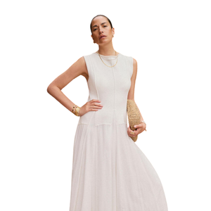 Vestido largo con cuello cuadrado para mujer, vestido festivo con estampado floral - Product Image 4