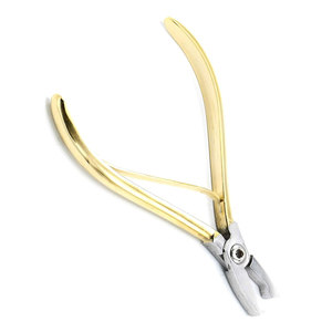 Pince à plier les fils orthodontiques Dela Rosa plaquée or, instruments chirurgicaux et orthodontiques dentaires - Product Image 4