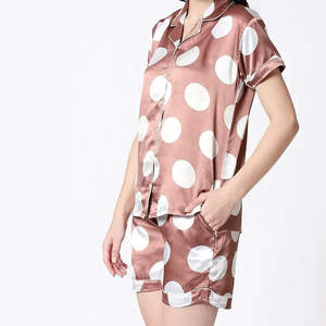 ชุดนอนผู้หญิงคุณภาพสูงแบบสั่งทำพิเศษ ผ้าวอร์สเตด ชุดนอนฤดูหนาว 2 ชิ้น ชุดนอนลำลอง แห้งเร็ว ระบายอากาศได้ดี - Product Image 2