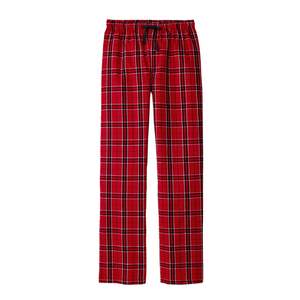 Pantalon de pyjama décontracté à carreaux en flanelle pour homme – Vêtement de détente très demandé à faible MOQ – Tissu en toile, méthode de tissage non tissé - Product Image 1