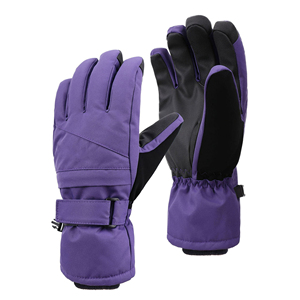 Gants de ski d'hiver personnalisés avec poche zippée, imperméables, coupe-vent, chauds, gants de moto chauffants, prix abordable - Product Image 1