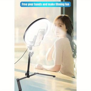 26CM LED anello Selfie luce illuminazione fotografica treppiede per telefono per Video e servizi fotografici - Product Image 3