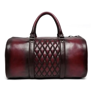 Bolsa de Viaje de Cuero Genuino a la Moda, Impermeable, con Correa de Transporte Ajustable, Multifuncional, para Exteriores - Product Image 2