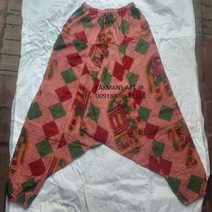 Pantalones Harem de Algodón Estampado Casual para Mujer, Transpirables, con Cierre de Cordón, Diseño Indio, Pijamas Cómodos de Verano - Product Image 4