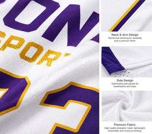 Camiseta de Baloncesto para Hombre, Logotipo Personalizado, Uniforme de Equipo, Ligera, Absorbente de Humedad, Poliéster, Camiseta Deportiva, Venta al por Mayor de Fábrica - Product Image 5