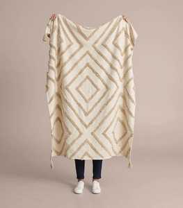 Wholesale <b>Super</b> <b>Soft</b> Luxury Jacquard Cotton Tufted Eco-Friendly Decorative Throw <b>Blanket</b> with Long Fringes - Product Image 3