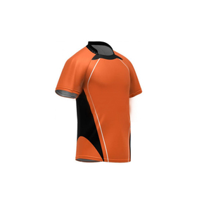 Ensemble de maillot de rugby personnalisé pour hommes, respirant, manches courtes, maillot d'équipe, shorts - Product Image 1