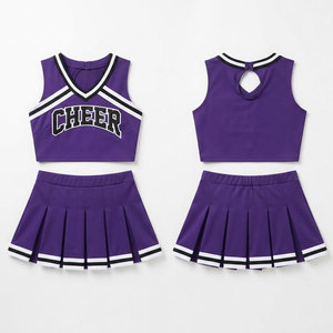 Uniforme de cheerleading personnalisé, haut court respirant et léger, vêtements d'équipe athlétique, vente directe d'usine - Product Image 1