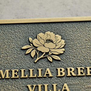 Custom Brass <b>Plaques</b> Personalized Metal Nameplates Commemorative Gift <b>Plaques</b> Historical Building Signs Durable Outdoor Door - Product Image 2