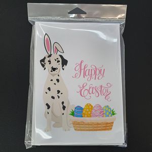 Whimsical Dalmatian <b>Easter</b> Greeting <b>Cards</b> <b>Pack</b> of 8 A7 Size 5x7 Blank Note <b>Cards</b> with Envelopes - Product Image 3