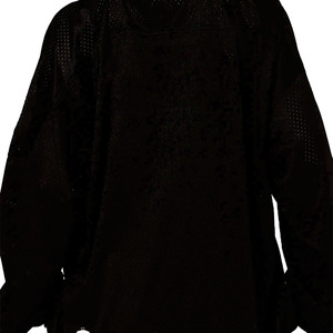 เสื้อเจอร์ซีย์อเมริกันฟุตบอลตาข่ายขนาดใหญ่ สีดำ สตรีทแวร์ ลายใบไม้ แขนยาว เสื้อกีฬา ระบายอากาศได้ดี โพลีเอสเตอร์ ยูนิเซ็กส์ สำหรับทีม - Product Image 5