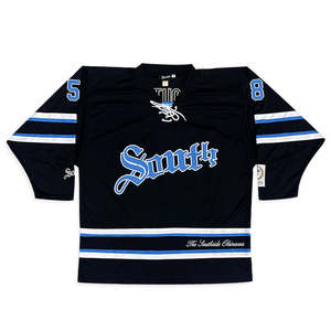 Maillot de hockey personnalisé brodé, haute qualité, maille respirante en polyester, maillot de supporter avec numéros, grandes tailles, été - Product Image 2