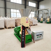 Fabrieksdirect biomassa pelletiseermachine voor zaagsel en houtpellets voor landbouwbrandstof 250 kg/uur
