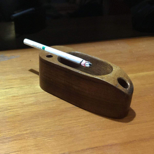 Cendrier portable en bois avec couvercle, idéal pour le bureau, la maison et la voiture, espace personnalisé pour cigares et cendres – Vente chaude - Product Image 2