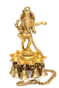 เครื่องทองเหลืองพร้อมกระดิ่งอุปกรณ์งานฝีมือสำหรับตกแต่ง - Product Image 3