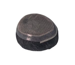 Perruque pour homme de qualité supérieure, cheveux raides crépus Remy, toupet 100 % densité, les meilleurs cheveux pour hommes - Product Image 6