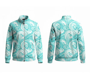 Custom Logo Full Zip Sublimation Jacket Supplier <b>Running</b> and Fitness Wear Warm Breathable Quick Dry | Sizes Men Women Youth - Product Image 1