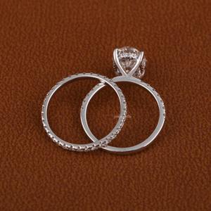 Anillo de Compromiso de Oro de 14K con Diamante Ovalado Creado en Laboratorio de 3 CT, Certificado IGI, con Banda Pavé, Joyería Nupcial, Venta al Por Mayor Personalizada - Product Image 6