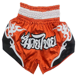 Shorts de boxe MMA pour hommes - Couleurs et logo personnalisables - 100% polyester - Impression par transfert thermique - Toutes les tailles disponibles - Product Image 1