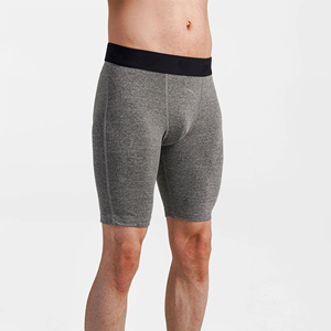 <b>Men's</b> Compression <b>Shorts</b> Satin for Elastic Waist Quick Dry Waterproof Eco-Friendly High Street Style Fitness - Product Image 4