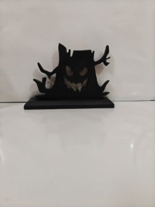 Gato de Halloween, gato negro, gato artesanal, gato grabado con láser, gato de pie - Product Image 3