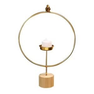 Portavelas de Hierro de Lujo, Adorno Festivo para Decoración Navideña Moderna del Hogar - Product Image 5