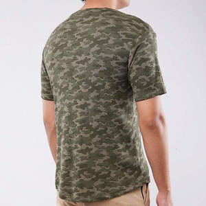 T-shirt camouflage pour homme, style camouflage, coupe ample, coton, décontracté, manches courtes, fabrication OEM aux États-Unis, marque privée, directement de l'usine - Product Image 3