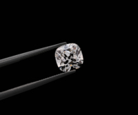 Diamant de laboratoire 3.0 CT, couleur D, taille coussin, coupe Old Mine, E-F VVS2, certifié IGI, percé au laser, marque OM GEMS pour bijoux