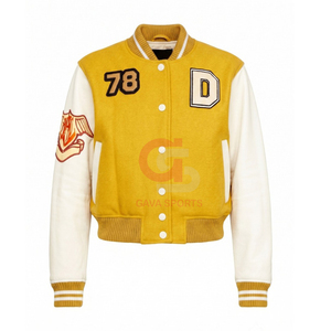 Hauts courts de qualité supérieure pour femmes, style universitaire, pour l'extérieur, décontractés, respirants, pour femmes, style universitaire et streetwear HBCU, veste universitaire - Product Image 1