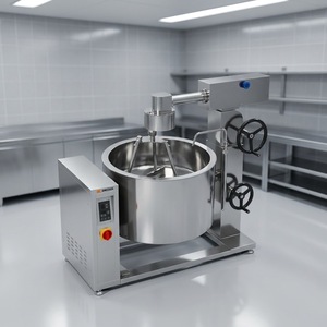 Induction Rotating Jacketed Steam Kettle Amicook 380V/440V Model steam efficient bulk bulky durable culinary cook off modern - Product Image 2