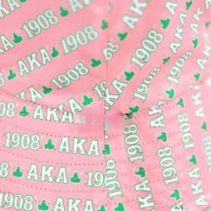 Chapeau Bob Rose Imprimé AKA 1908 avec Logo Intégral – Chapeau de Pêcheur Décontracté d'Été pour Femme, Accessoire de Tête Tendance pour l'Extérieur - Product Image 5