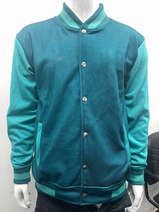 เสื้อแจ็คเก็ตวาร์ซิตี้ผู้ชาย สีพื้น ผ้าฝ้ายผสมโพลีเอสเตอร์ ผ้าฟลีซ สวมใส่สบายๆ สำหรับฤดูใบไม้ร่วง ปกคอพับ แขนปกติ ติดกระดุมแถวเดียว - Product Image 2