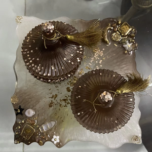 Tarro de Resina para Frutos Secos, Bandeja de Resina, Caja para Dulces, Caja para Snacks, Tarros para Frutos Secos, Utensilios de Cocina, Regalos para Ella, Decoración - Product Image 1